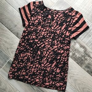 LOFT Tops - Mixed pattern tee LOFT Tops - Mixed pattern tee
